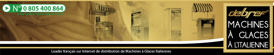Accueil machines à glaces italiennes DEBREF